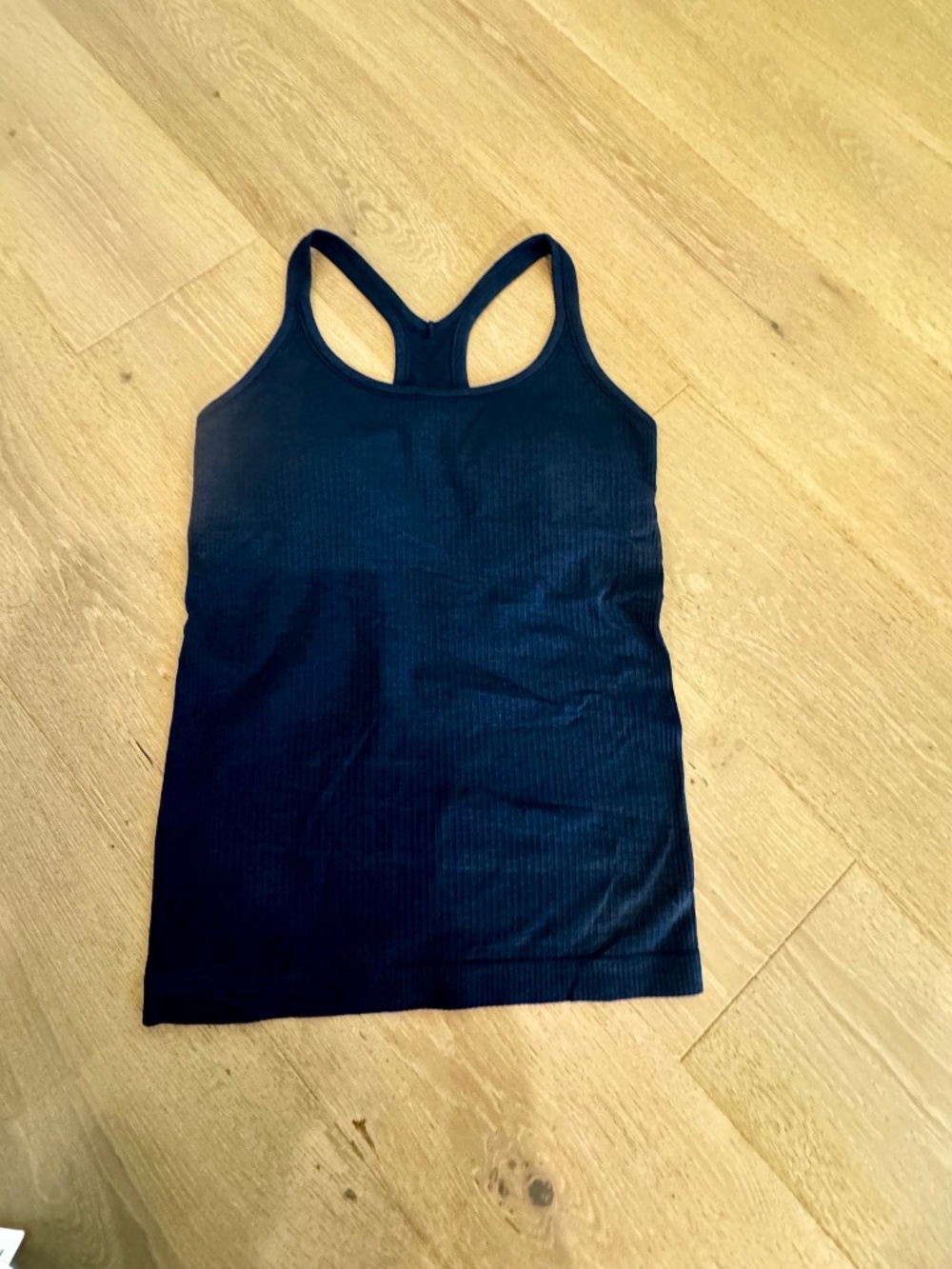 Womens Lululenon Ebb to Street Navy Tank Top